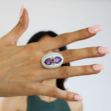 Arch of Heaven — Moonstone Inlay Ring