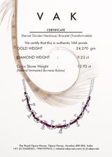 Eternal Garden Necklace Tranformable to Bracelet