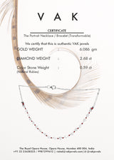 The Portrait Necklace Tranformable to Bracelet